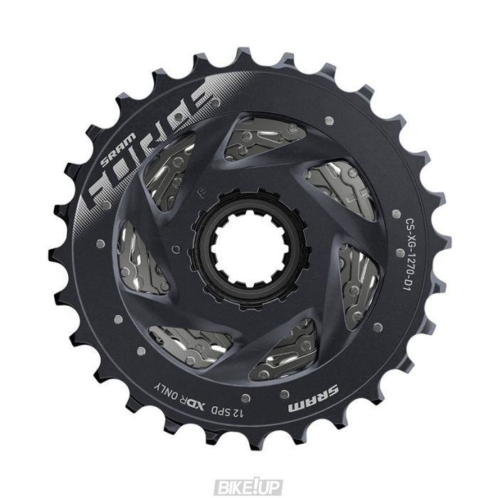 Касета SRAM XG-1270 D1 Silver 12 Speed 10-36