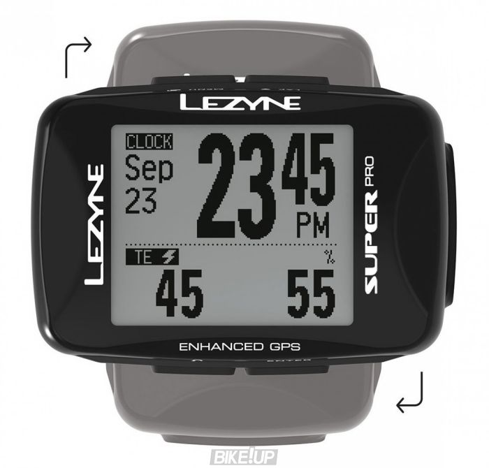 GPS компьютер Lezyne SUPER PRO GPS SMART LOADED Чорний Y13