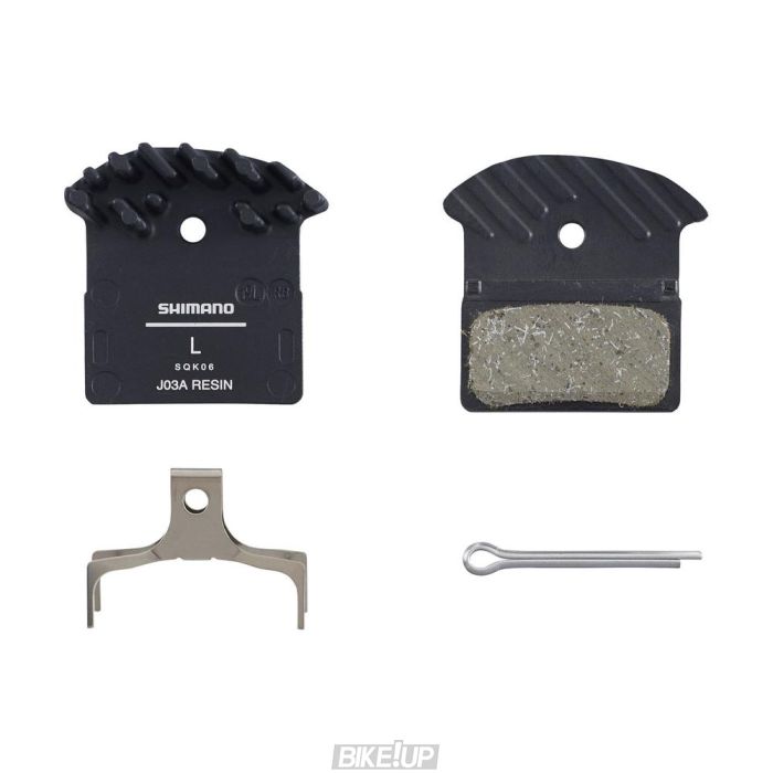 Гальмівні колодки J03А+радіатор, полімер/resin