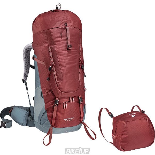 Рюкзак Deuter Aircontact 40 + 10 SL колір 5214 redwood-teal