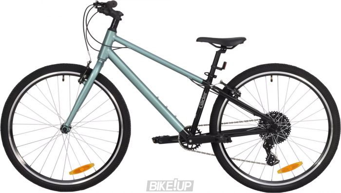 Велосипед 26" PRIDE Glider 6.1 2025 Чорний Блакитний