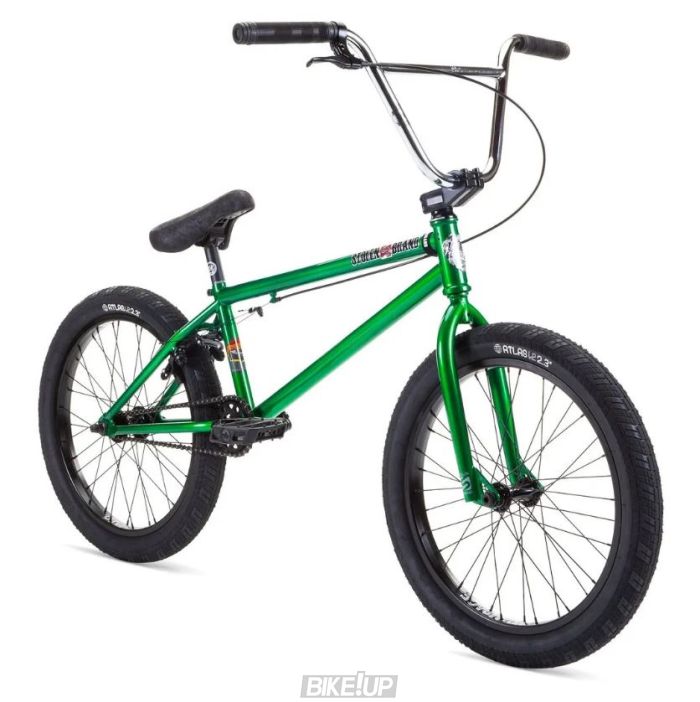 Велосипед bmx 20" STOLEN Heist 21.00" Dark Green Chrome
