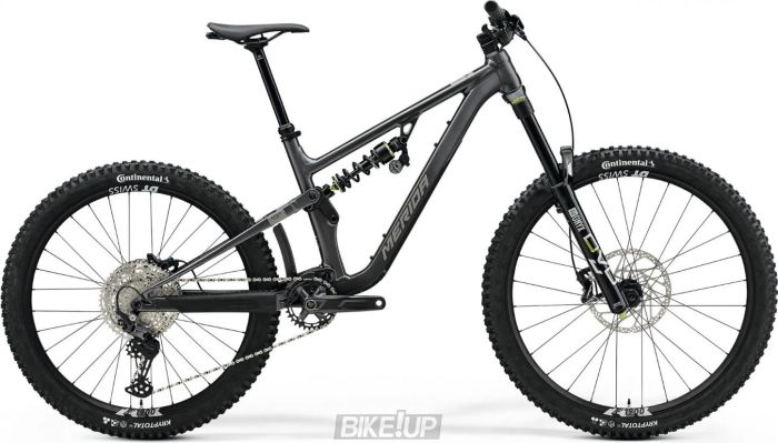 Велосипед двопідвіс MERIDA One-Sixty FR 800 Silk Dark Silver