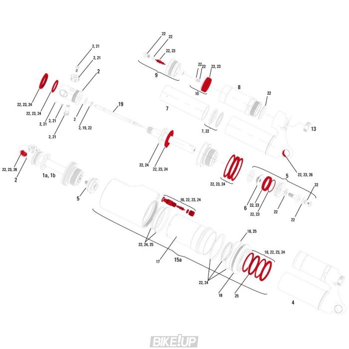 Сервісний набір RockShox BASIC - 2011 VIVID AIR