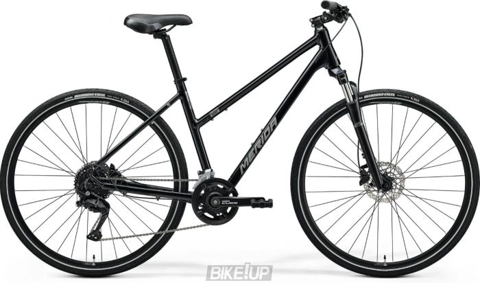 Велосипед жіночий MERIDA Crossway 100 W Glossy Black