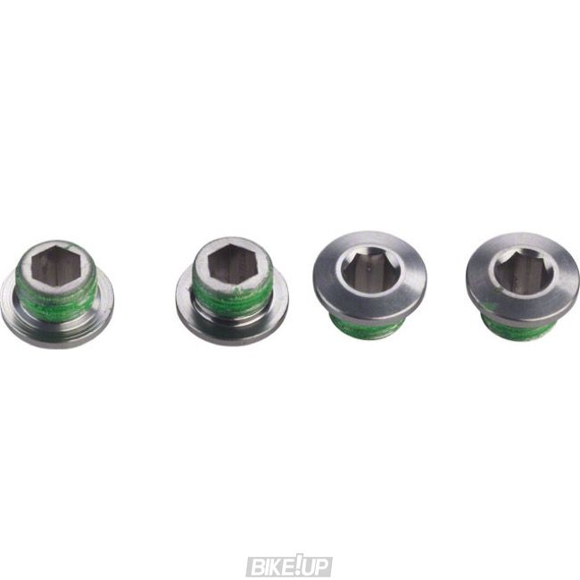 Сервисные запчасти CHAINRING BOLT KIT XX1 4 ALUM ZRGRY