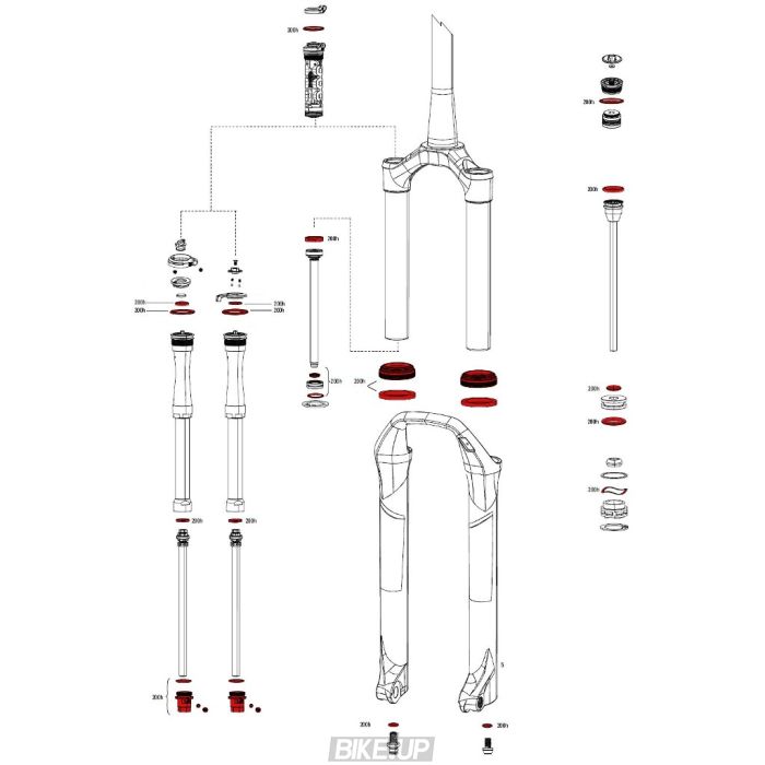 Сервісний набір RockShox 200 Hour/1 YEAR SID XX/RL (2017)