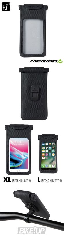 Чохол для гаджета MERIDA Waterproof Smartphone Case L, I-Phone 6-8, SAMSUNG GALAXY S4-5/Black