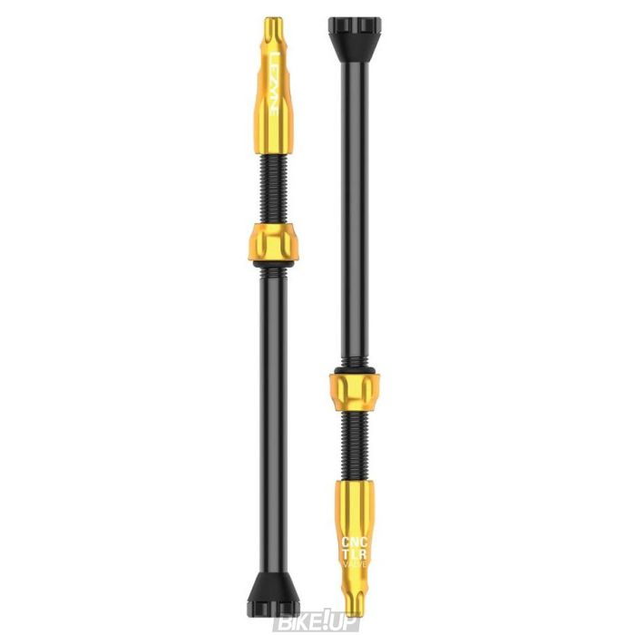 Ніпель для безкамерки Lezyne CNC TLR VALVE 80MM Золотистий Y14