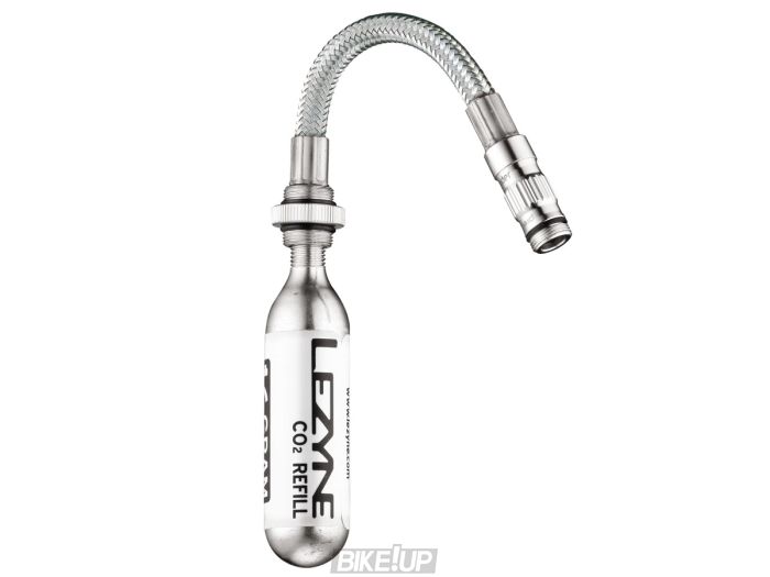 Шланг до ручного насосу CFH та балонів CO2 FLEX HOSE Сріблястий Y14