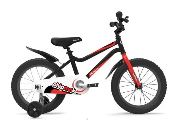 Велосипед дитячий 18" ROYALBABY Chipmunk MK OFFICIAL UA Чорний
