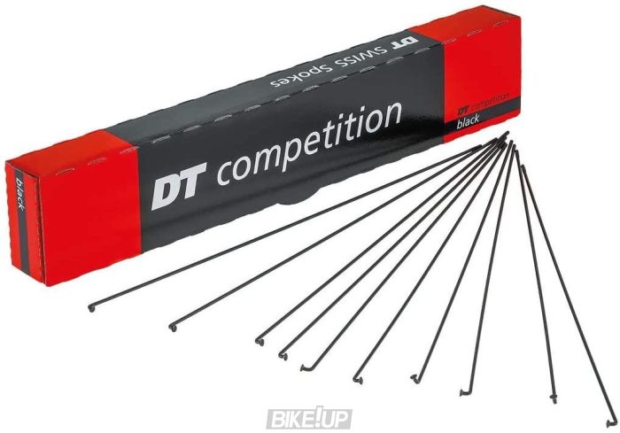 Спицы изогнутые DT Competition Standard 1.8/1.6/1.8 mm x 294mm (Чорний) х100шт