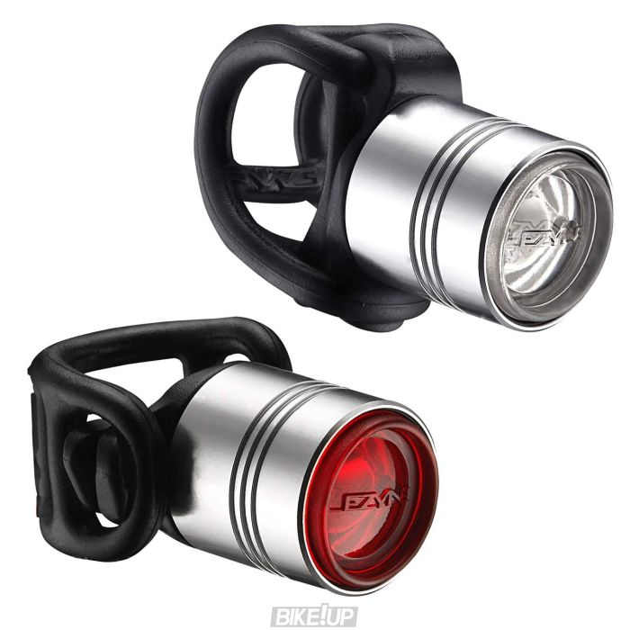 Комплект світла Lezyne FEMTO DRIVE PAIR Сріблястий 15/7 люменів Y13