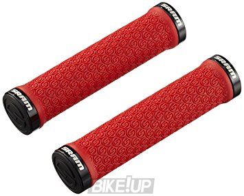 Гріпси SRAM Locking Grips Red with Double Clamps & End Plugs