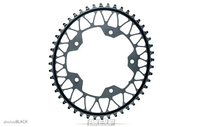 Gravel 1X Oval 110/4 зірка шатунів+ болти, 48T, Grey