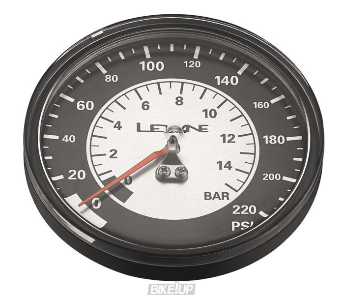 Манометр Lezyne 220 PSI GAUGE 3.5" Сріблястий  220PSI Y13