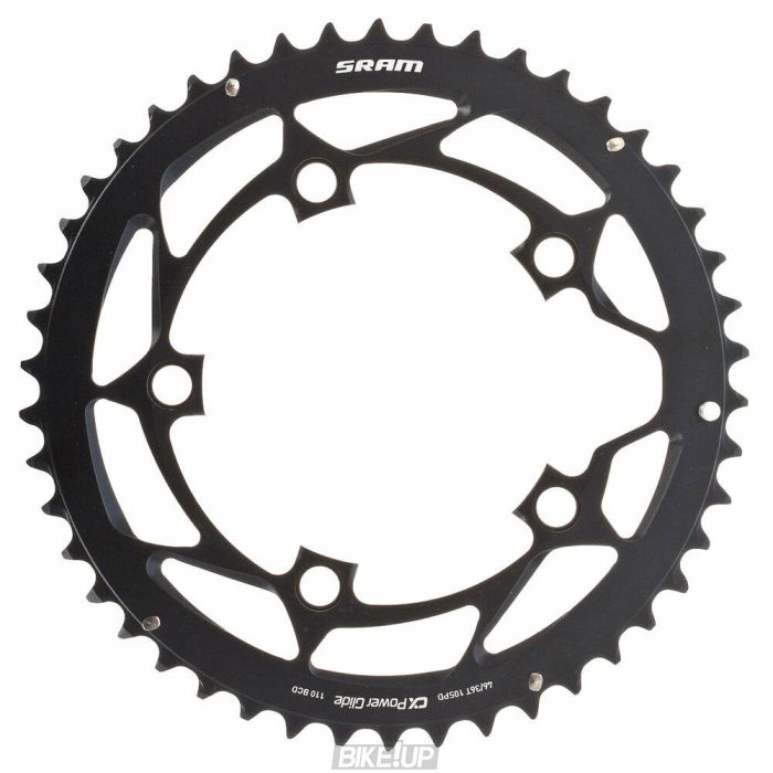 Звезды POWERGLIDE CRING ROAD 46T 10S 110 AL4BLK S-PIN BB30