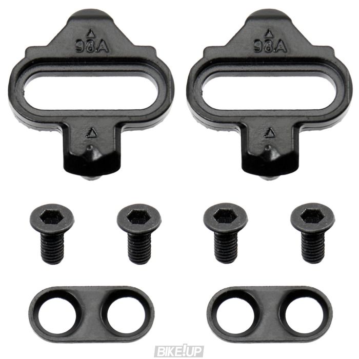 WELLGO Pedals Cleats Set SPD Compatible 98A
