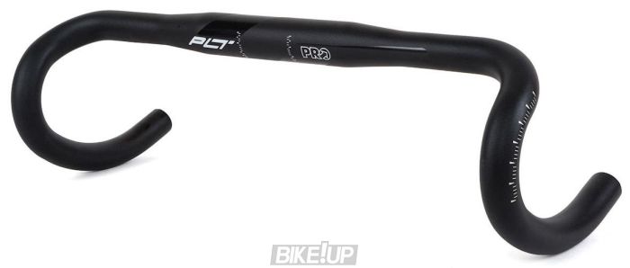 Кермо PRO шосейне компакт PLT 46cm/31.8mm, чорне