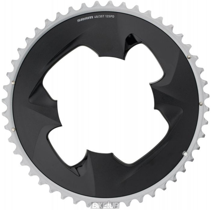 Зірка SRAM ROAD 46T 107BCD 2X12 FORCE POLAR GREY WITH COVER PLATE