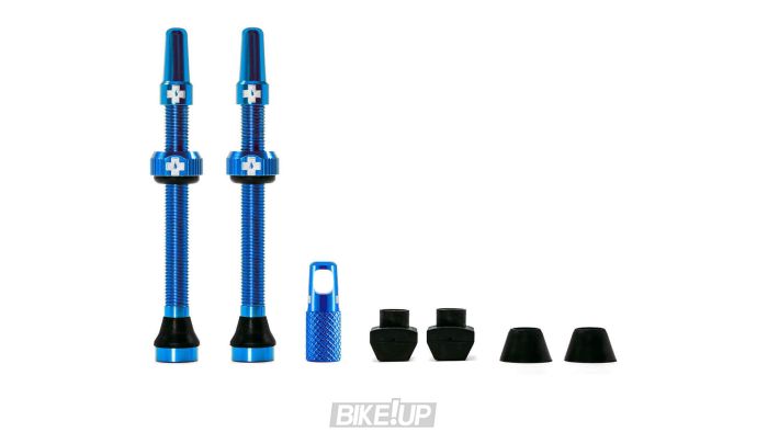вентилі для бескамерних коліс MUC-OFF 60mm сині