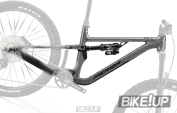 Рама MERIDA ONE-SIXTY 700-FRMW/SHOCK,LONG,GUNMETAL GREY