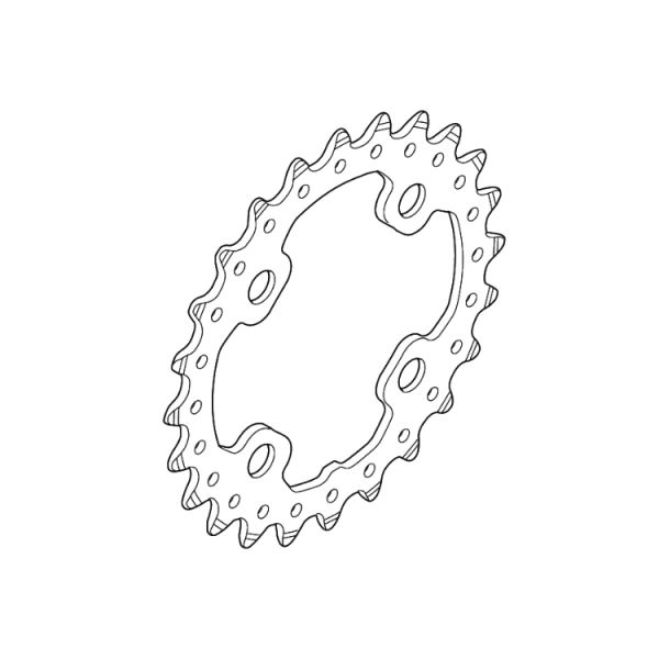 Зірка шатунів FC-M675 SLX, 26зуб. АK