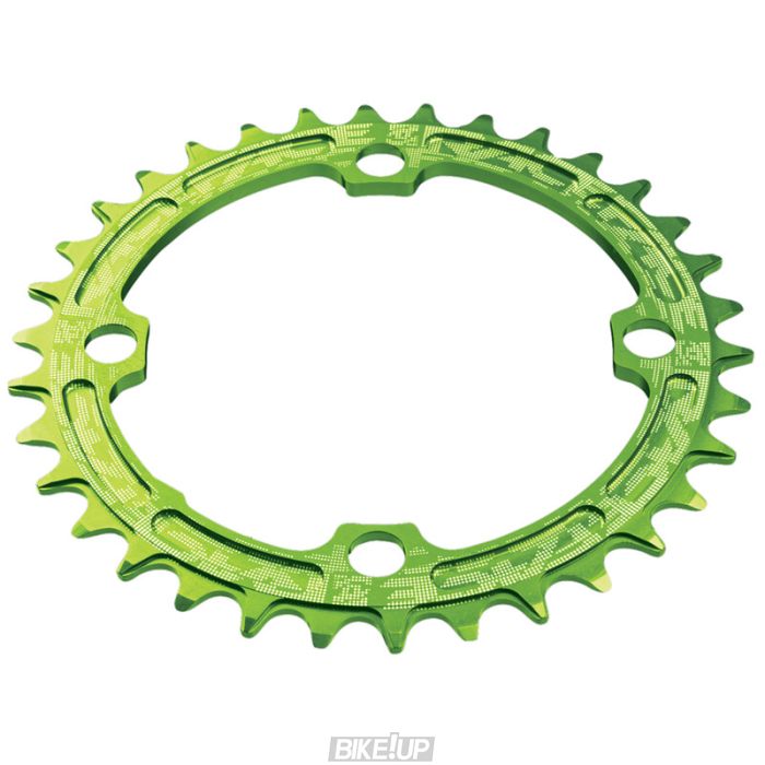 Зірка RaceFace CHAINRING,NARROW WIDE,104X38,GRN,10-12S
