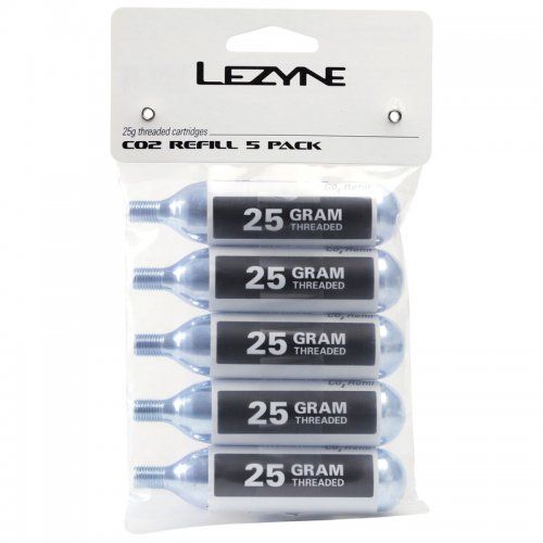 Балон Lezyne СО2 25G BOX 30 штук Сріблястий Y13
