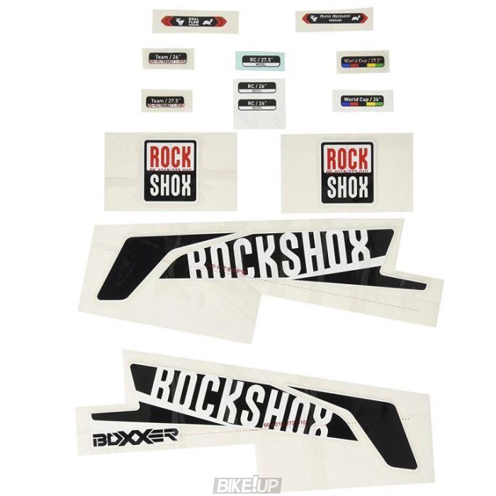 Наліпки на вилку DECAL KIT BOXXER 26/27.5 BLK/WHT