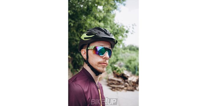 Окуляри LYNX Omaha Race Shiny Green White with Black Spot Omaha Race