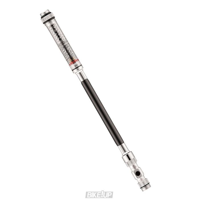 Шланг до ручного насосу з манометром Lezyne ABS PEN GAUGE Сріблястий Y13