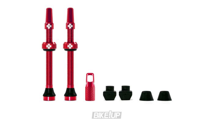 вентилі для бескамерних коліс MUC-OFF 60mm червоні