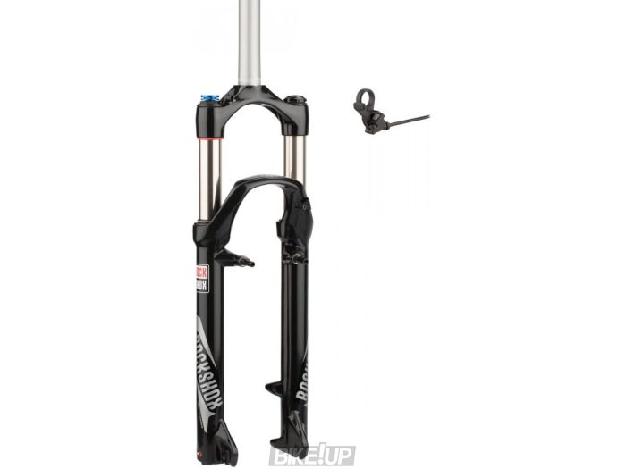 Вилка RockShox 30 Silver TK - Coil 100mm, 26", вісь 9mm, Чорний, TurnKey Манетка права, Шток 1 1/8"