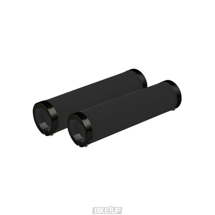 Ручки керма Longus FLUO замок, чорний