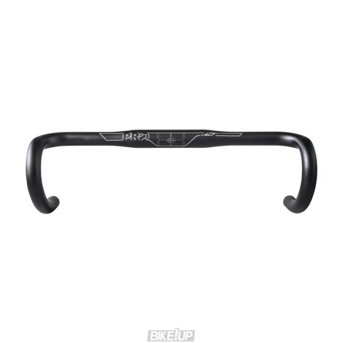 Кермо PRO шосейне компакт LT 42cm/31.8mm, чорнe