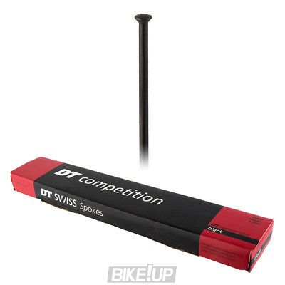 Шприхи DT Swiss Competition Race Straight pull 2.0/1.6/2.0 mm x 290mm Black (Чорний) 100шт