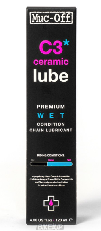 мастило для ланцюга MUC-OFF C3 WET CERAMIC 120ml