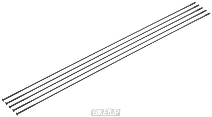 SPOKE,SS,S.P.2.0/1.5,284MM,BLK,5PAK