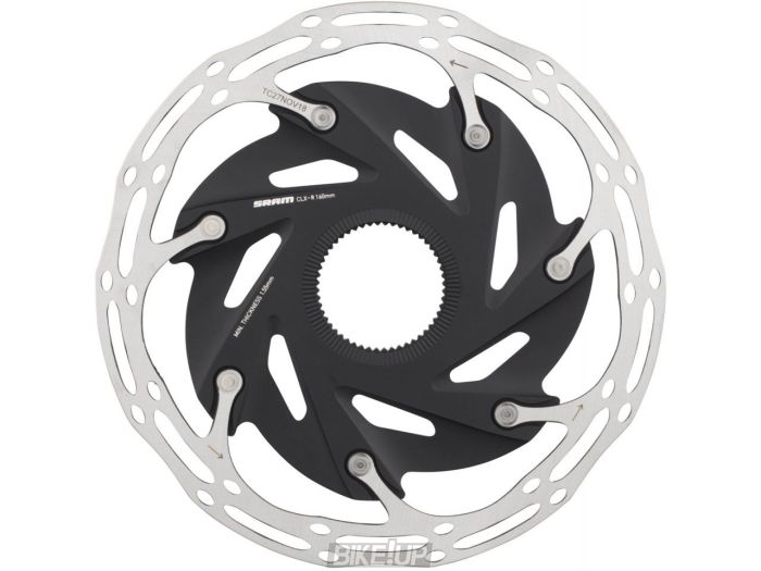 Ротор Centerline X Road 2 Piece CenterLock 140mm Black Rounded