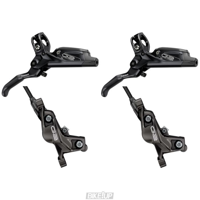 Гальма SRAM G2 RS (Reach, SwingLink) Aluminum Lever Diffusion Black Ano Rear 2000mm Hose (Rotor/Bracket sold separately)A2