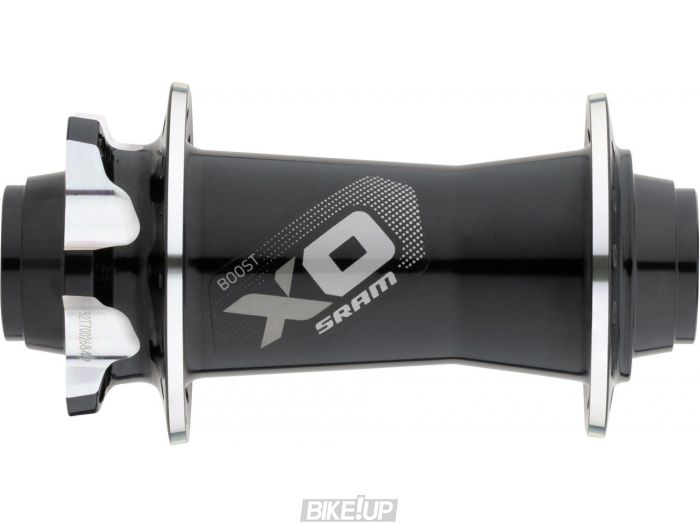 Втулка MTB Hub X0 Front 6-Bolt Disc 32H Black/Silver, 20x110mm Boost Compatible (for Boost only Forks) - A1