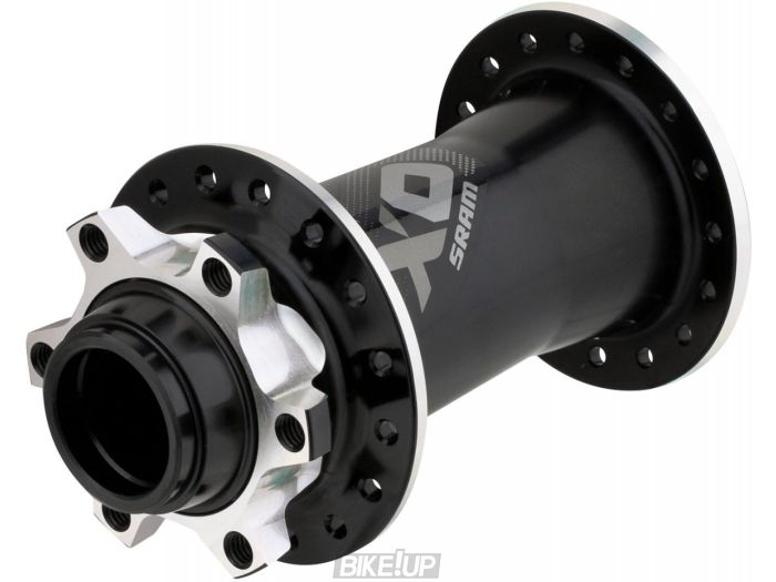 Втулка MTB Hub X0 Front 6-Bolt Disc 32H Black/Silver, 20x110mm Boost Compatible (for Boost only Forks) - A1