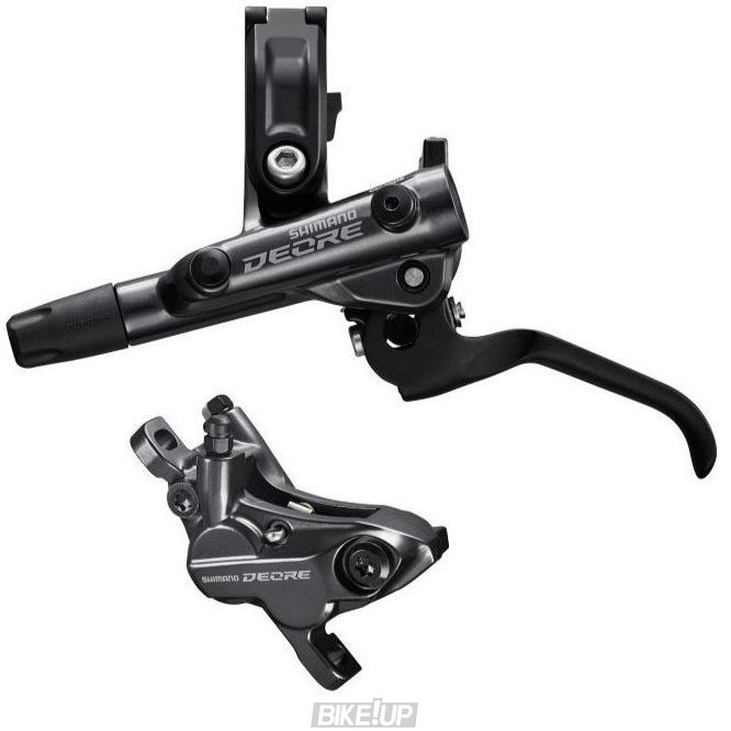 Гальмо гідравл. дискове M6120 DEORE заднє (права ручка, 4-поршн. каліпер BR-M6120, J-kit гідроліния 1700мм)