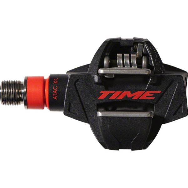 Педалі контактні TIME ATAC XC 12 XC/CX pedal, including ATAC cleats, Black/Red