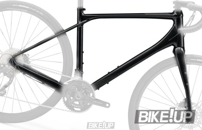 Фреймсет MERIDA SILEX 400-KIT-FRM L,GLOSSY BLACK(MATT BLACK) 'W/RIGID FORK