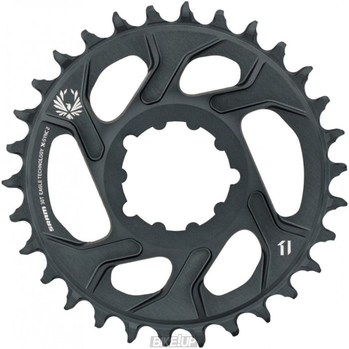 Зірка SRAM X-SYNC 2 30T Direct Mount 6mm Offset Eagle Lunar Grey